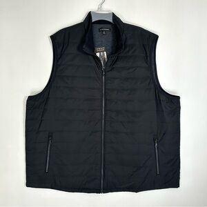 Banana Republic Lightweight Men’s Quilted Vest • Black • Sz XXL • NWT